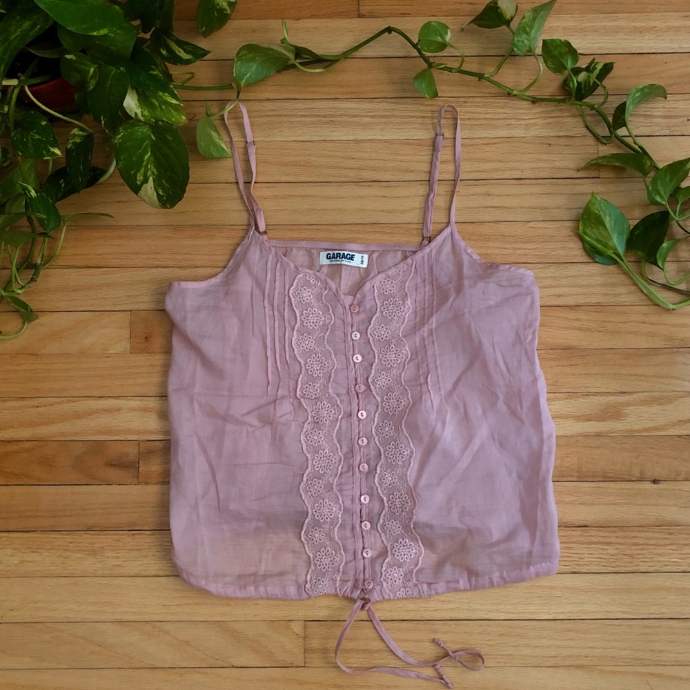 COPY - GARAGE Sleeveless Cropped Camisole | XS